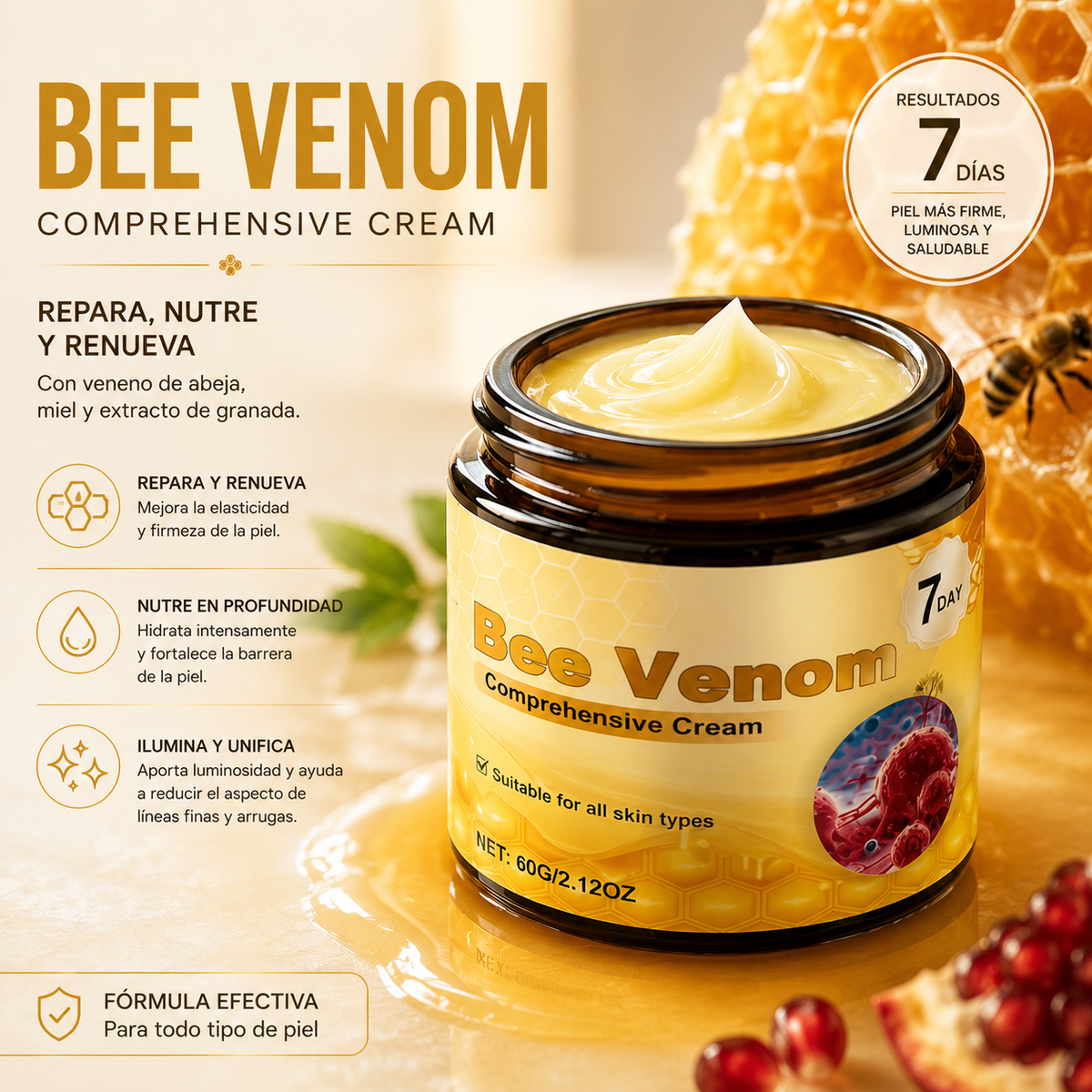 Crema Integral de Abejas · Bee Venom
