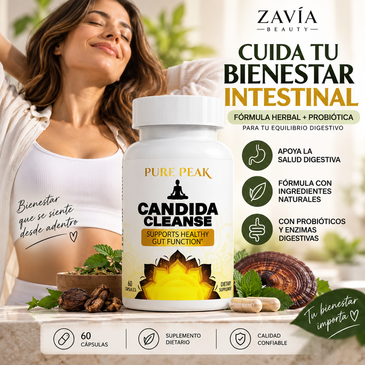Pure Peak Candida Cleanse | Bienestar Digestivo