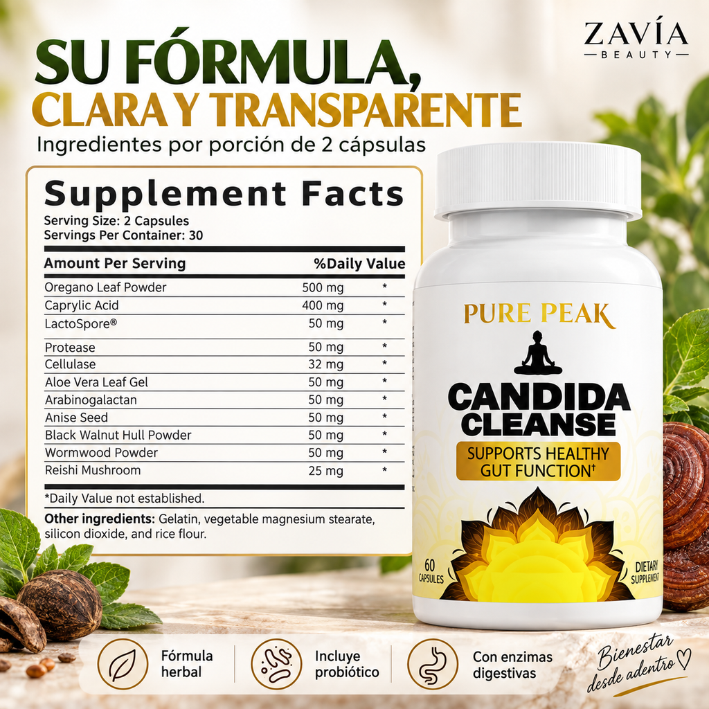 Pure Peak Candida Cleanse | Bienestar Digestivo