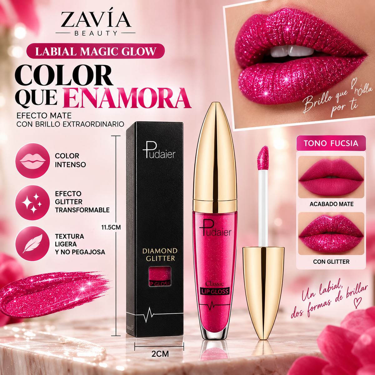 LABIAL MAGIC GLOW · Fucsia
