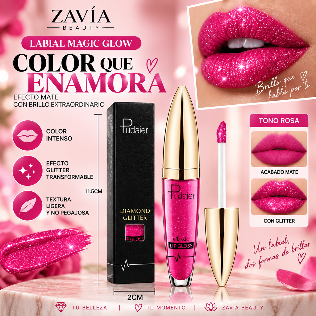 LABIAL MAGIC GLOW · Rosa