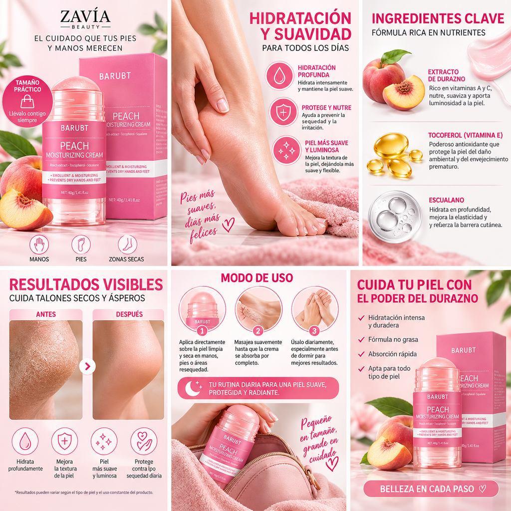 Crema Hidratante para Manos y Pies 40 g