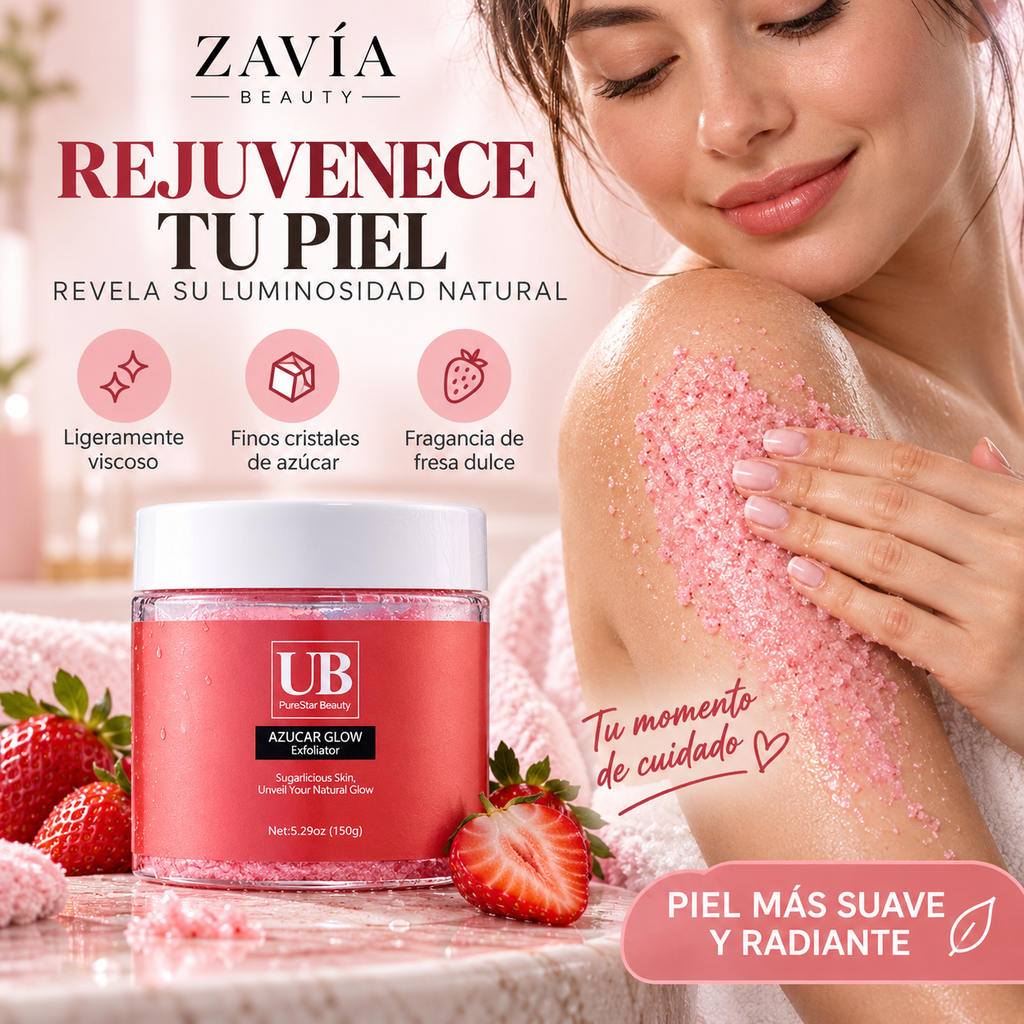 Exfoliante Corporal Hidratante de Fresa · 150 g