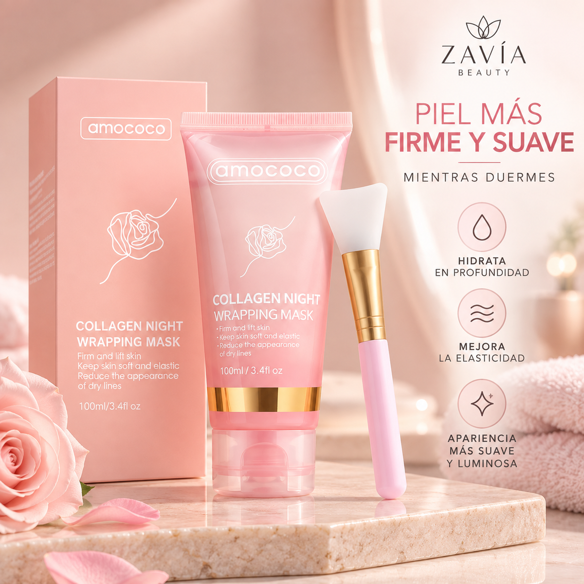 Mascarilla Facial Nocturna Amococo