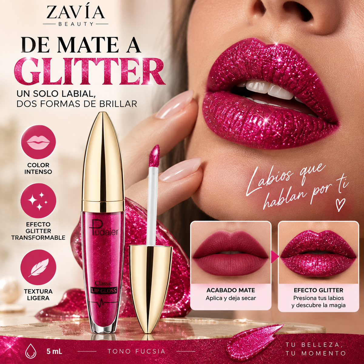 LABIAL MAGIC GLOW · Fucsia
